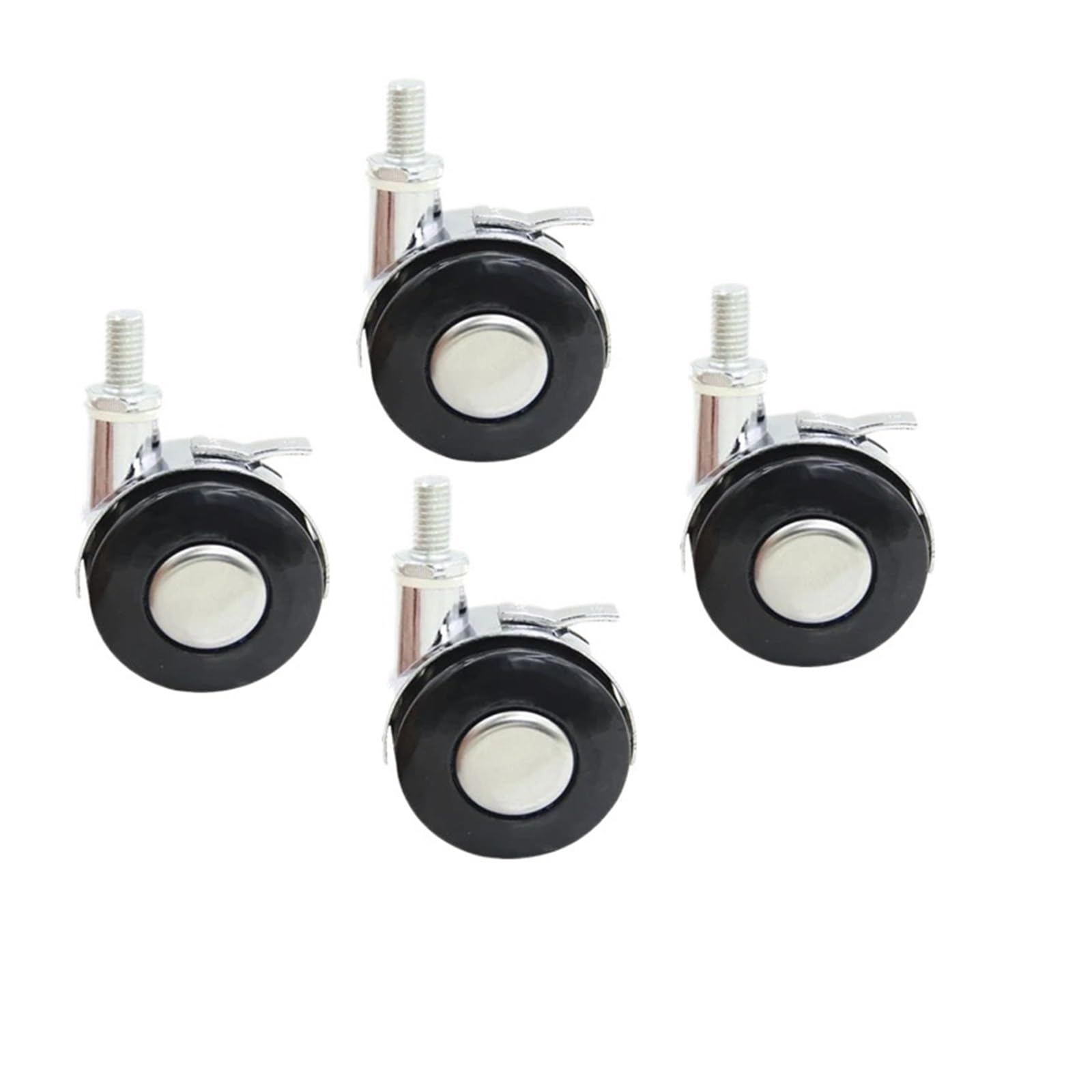 Roues universelles M8 en alliage pour table basse et meuble d'ordinateur Lot de 4