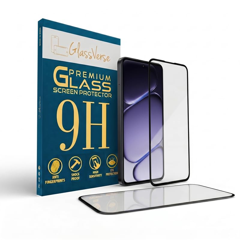 Image of GlassVerse Toughened Oleophobic Tempered Glass For Oneplus Nord CE 6 Lite (Pack Of 2) with Free Installation Kit. Full screen Coverage - 6.72 inch