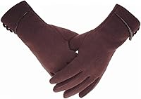 Vista 49 de Tomily - Guantes de forro polar para mujer con pantalla táctil Gris