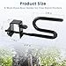 QCG Tree Stand Bow Holder - 360 Fork Rotation Angle Crossbow Holder Archery Compound Bow Hanger - Easy Installation Treestand Bow Rest for Hunting Accessory