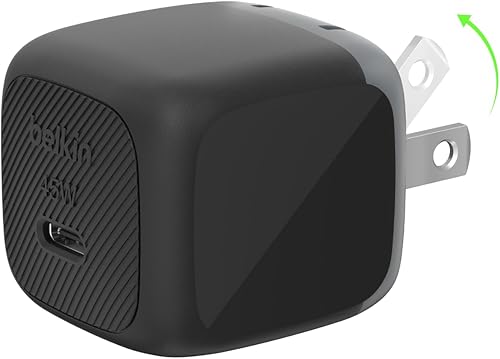 Miniatura 1 de Belkin Bloque de cargador USB C de 45 W - PD3.1 PPS carga súper rápida - Samsung Galaxy S25, S24, Apple iPhone 17, Air, Pro, Pro Max, AirPods, Apple