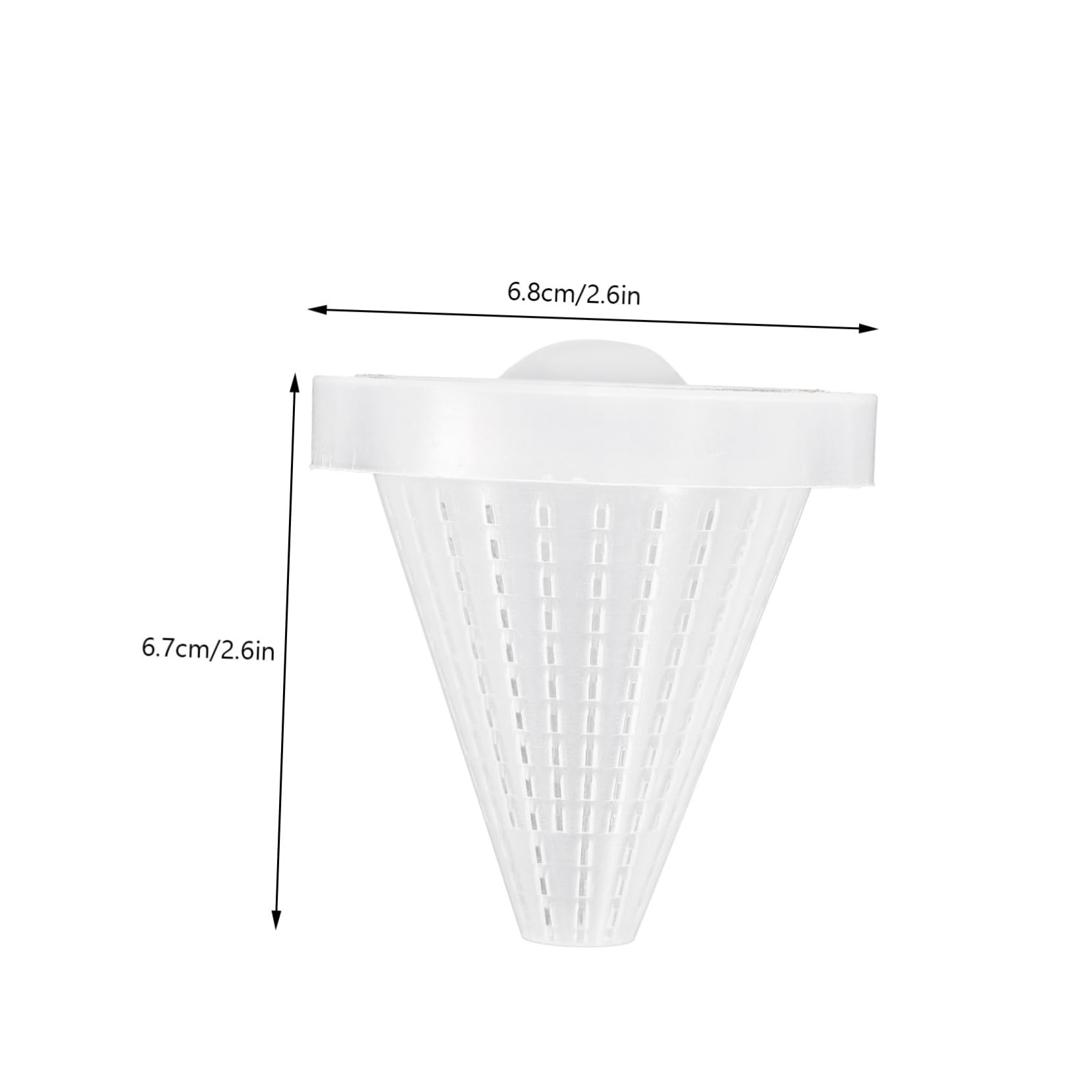 SUPVOX Aquarium Suction Cups Fish Automatic Feeder 10 Pack Red Worm Feeding Cone Safe Material Random Color