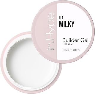IN.HYPE Sculpting Builder Gel for Nail Extension/Strengthening (Milky White)