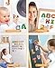 JoyCat Wooden Thick Alphabet Magnets for Toddlers Fridge Large Size Cute Animal Colorful ABC Magnetic Letters 26 Uppercase Letters Educational Toy Set for Kids Toddlers Preschool Learning Spelling
