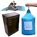 Pocket Blanket by Treadway - Over 6ft x 4ft - Camping/Beach/Picnic blanket - Ultra-lightweight, water-repellent, 6 pockets, 4 stake loops, fold any way to repack, carabiner included. (Blue)