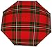 Produktbild Faltbarer Regenschirm, Macgregor, Schottenkaro, schottischer Käfig, Winddicht, leicht, kompakt, für den Außenbereich, Sonne und Regen