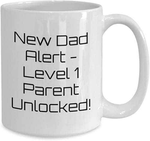 Miniatura 10 de New Dad Alert Coffee Mug New from Family, New Dad, Gift Ideas for First Time Dad, from Wife, New Parent, Christmas, Baby Shower