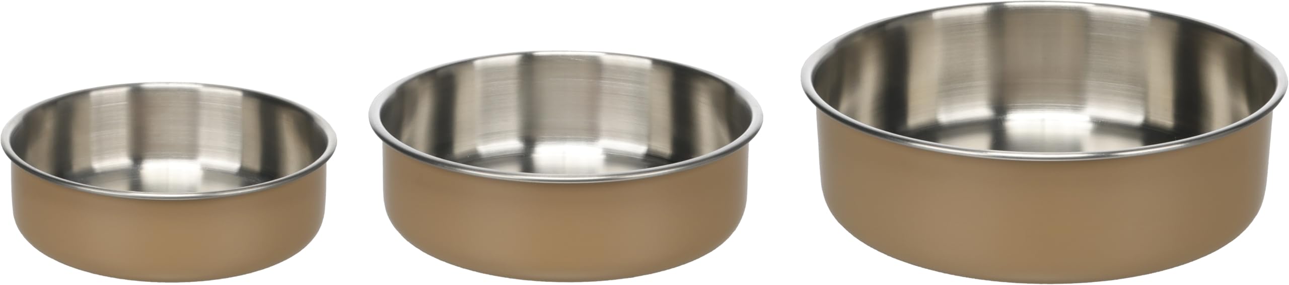 hundenapf - Yumi Beiger Edelstahlnapf - Rutschfester Futternapf - 680ml