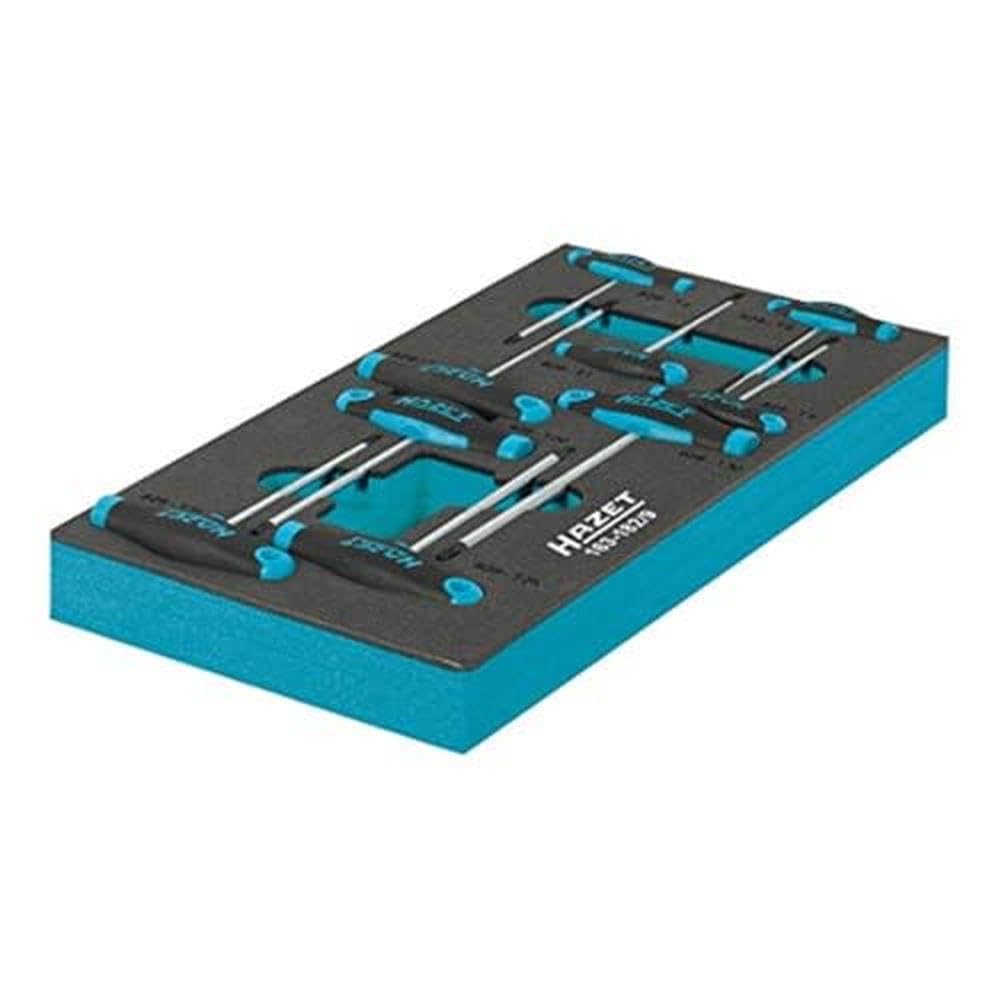 HAZET 163-182/9 Torx Profil T-Handle Zestaw wkrętaków - wielokolorowy