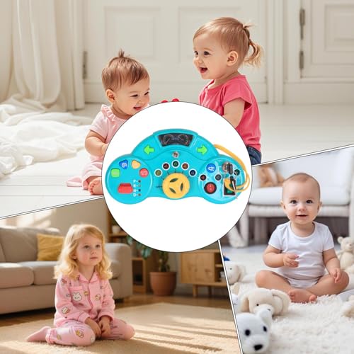 Volante de juguete con música y luces para despertar la imaginación infantil 5
