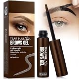 4g Colorante para Cejas Peel Off,Marrón Oscuro