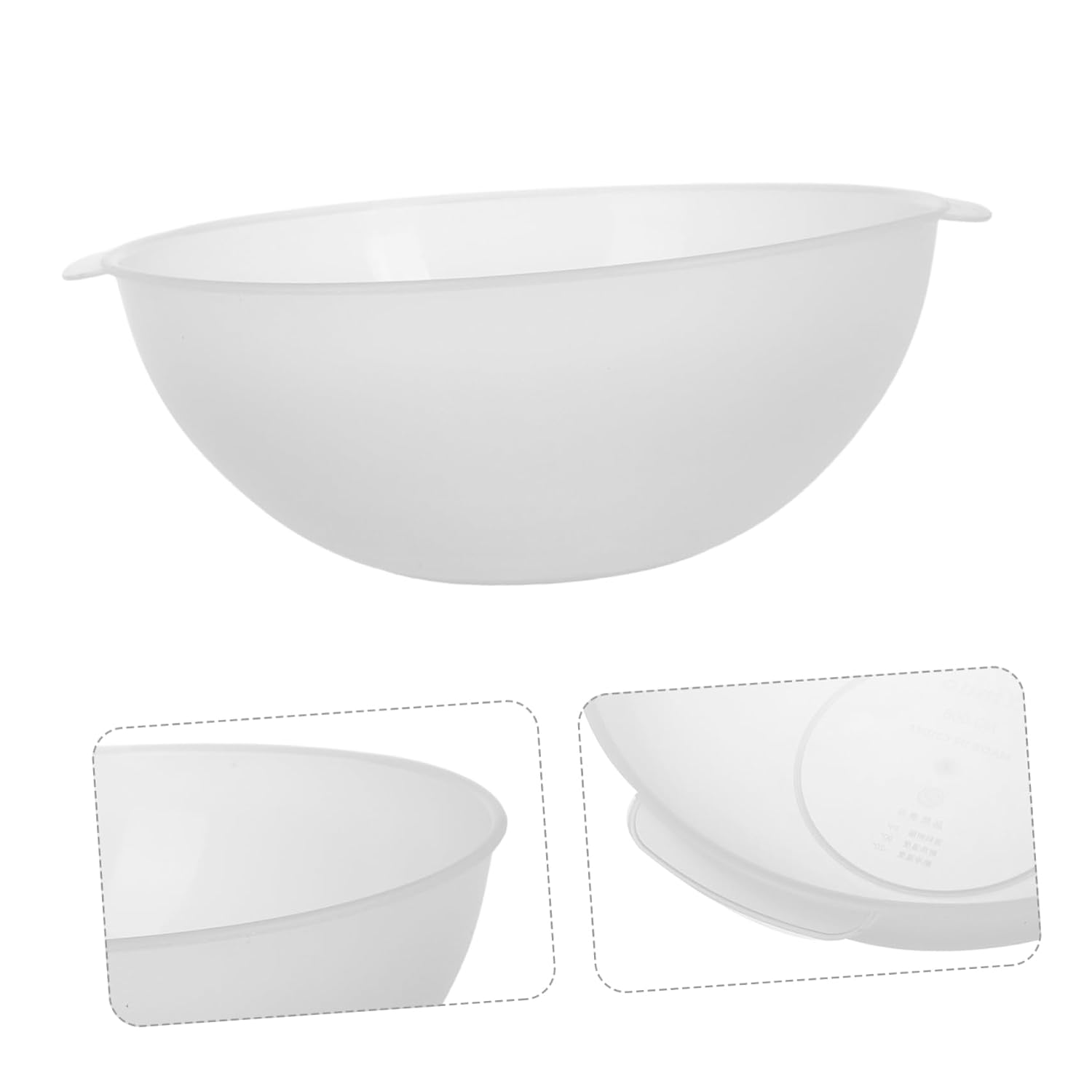 Plastic Face Basin with Handle, 21cm round Wash Tub