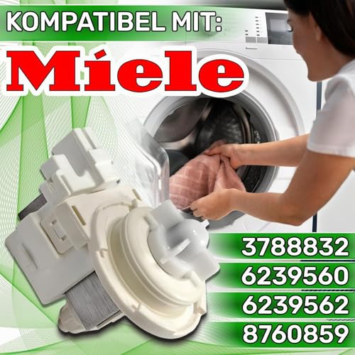 Ablaufpumpe für Waschmaschine 30W 220/240V 50HZ 0,2A mit dem Originalcode 3788832 6239560 6239562 8760859 für Miele - Garantie 5 Jahre - ONIX TECH