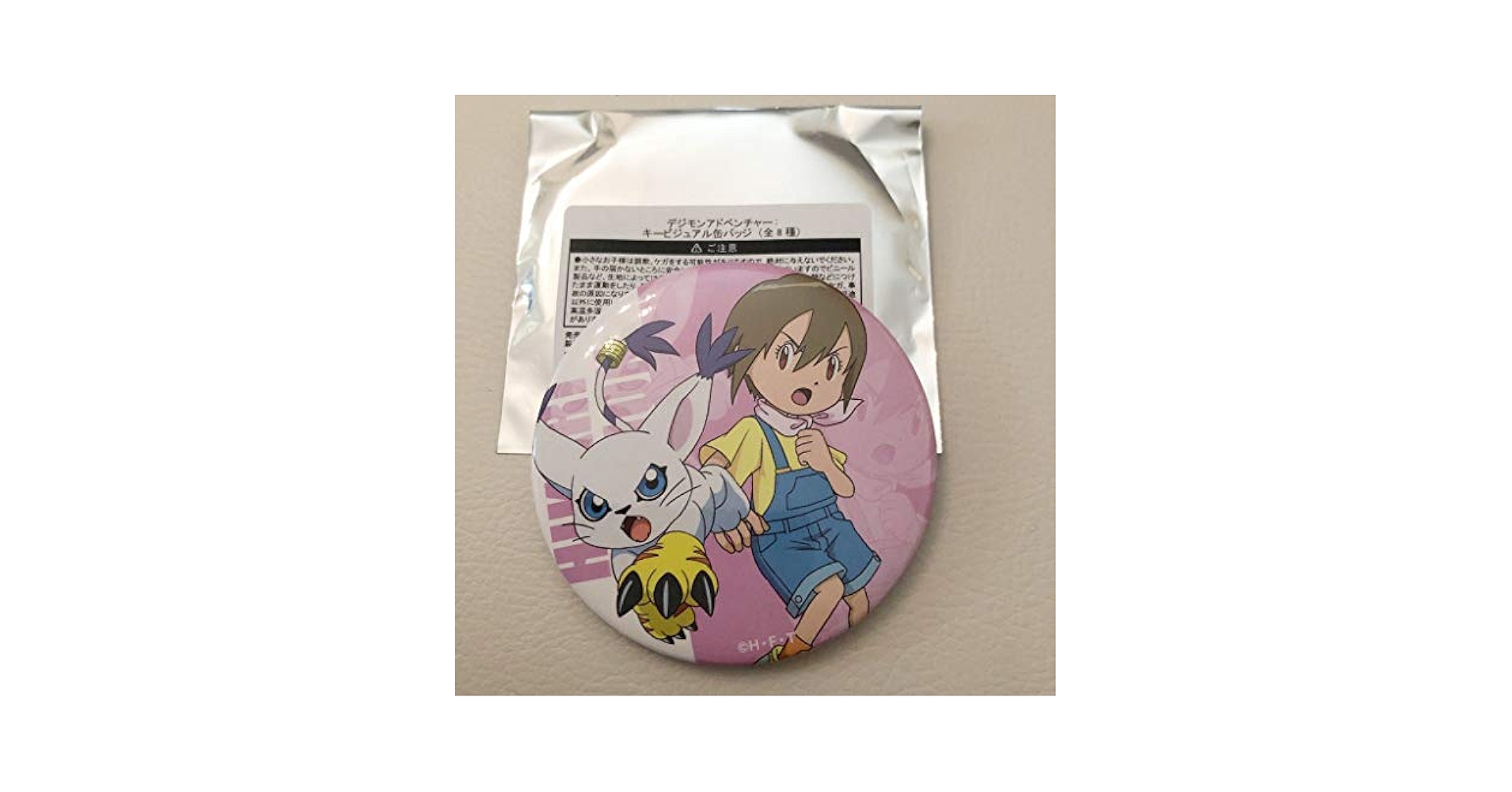 確認中　デジモン パルコ限定 缶バッジ デジモンアドベンチャー デジモンショップPart3 渋谷PARCO 缶