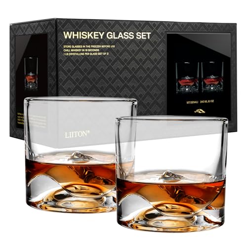 LIITON Exklusiv Whisky Gläser Set Denali 2-teilig aus...