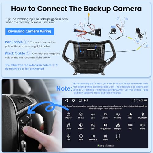 Radio Android para Jeep Cherokee 2013-2018 con pantalla 10 pulg miniatura 7
