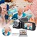 Video Camera for Vlogging, Full HD Camcorder, 16MP 16X Digital Zoom, 2.7in TFT Rotatable Screen, with Fill Light and USB Port, Catch Wonderful Moments (Black)