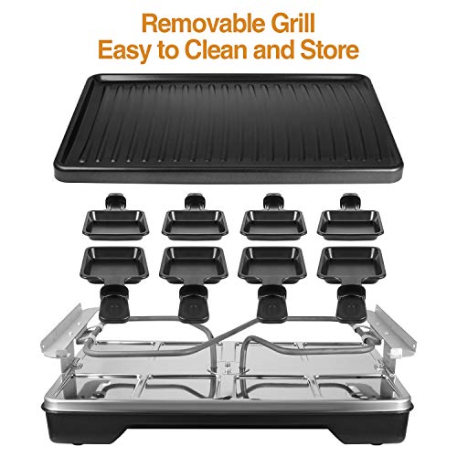 Aoni Rauchfreier Grill – Elektrischer BBQ-Grill für Genussvolle Abende