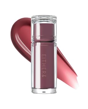 EITHER& Dewy Syrup Tint, Lip Stain, Long Lasting, Either Way 05 | Waterproof 24H Smudge-Proof, Hydrating Tinted Lip Care, Long-Lasting, Non-Sticky 4.3g