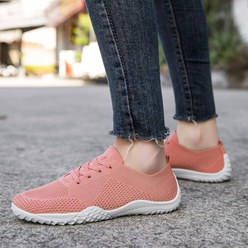 Image of Barefoot Shoes Women Tennis Gym Zero Drop Trail Minimalist Sneakers | Zero Drop 丨Minimalist丨Lightweight Material丨Breathable Mesh丨Non-Slip丨Machine Washable