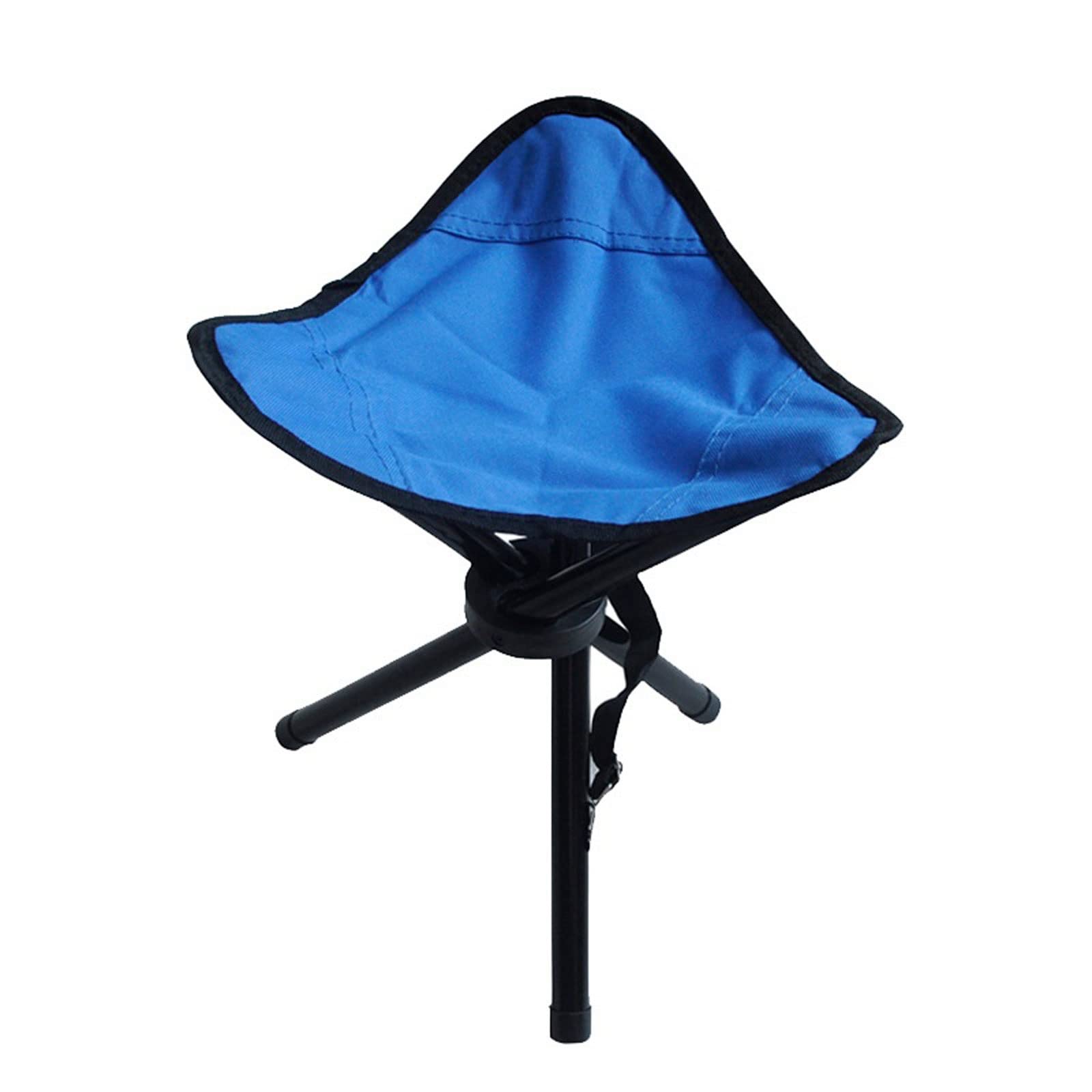 Stołek kempingowy Krzesło kempingowe Outdoor Portable Folding Stołek Wędkarski Trójkątny Krzesło kempingowe Składane Lekkie Krzesła piknikowe Outdoor Krzesła turystyczne(Blue)