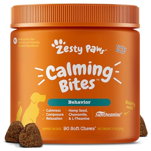 Zesty Paws Calming Chews for Dogs - for Everyday Stress...