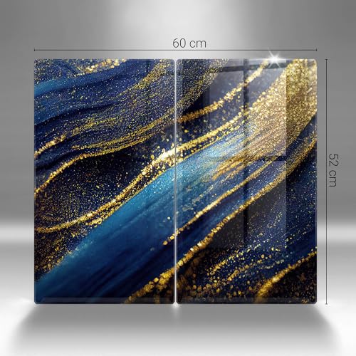 Planche à découper multifonctionnelle Wallfluent 2x30x52cm grand format bleu - 7