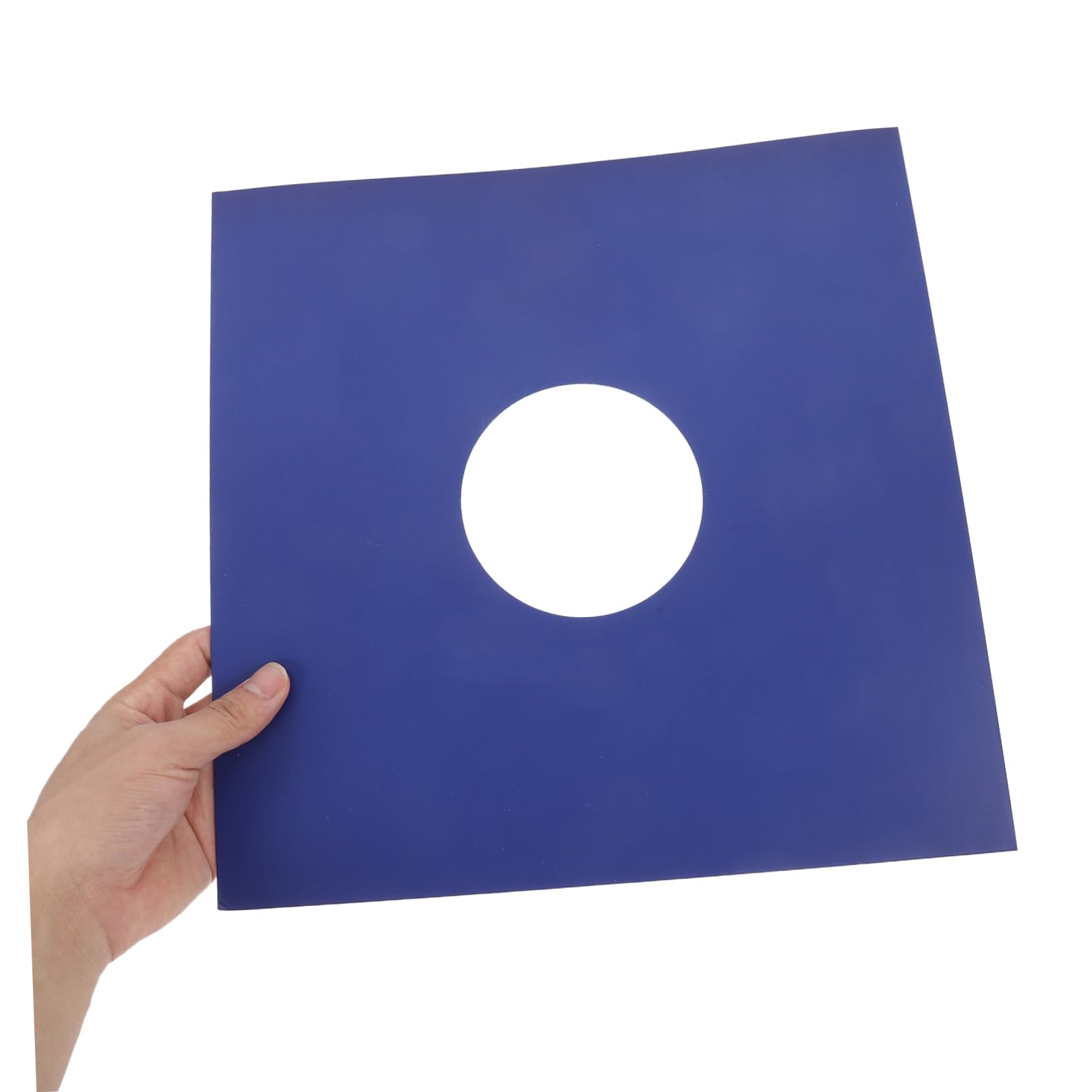 Levemolo Custodia Giacca per Vinile in Carta Kraft Blu da 12 Pollici, Resistente e Non Facile da Strappare, Set da 10 Pezzi per Proteggere Dischi in Vinile e Mantenere Puliti i Tuoi Dischi