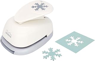 Bira Craft 1.5 inch Snowflake Punch, Christmas Punch, Lever Action Craft Punch for Paper Crafting Scrapbooking