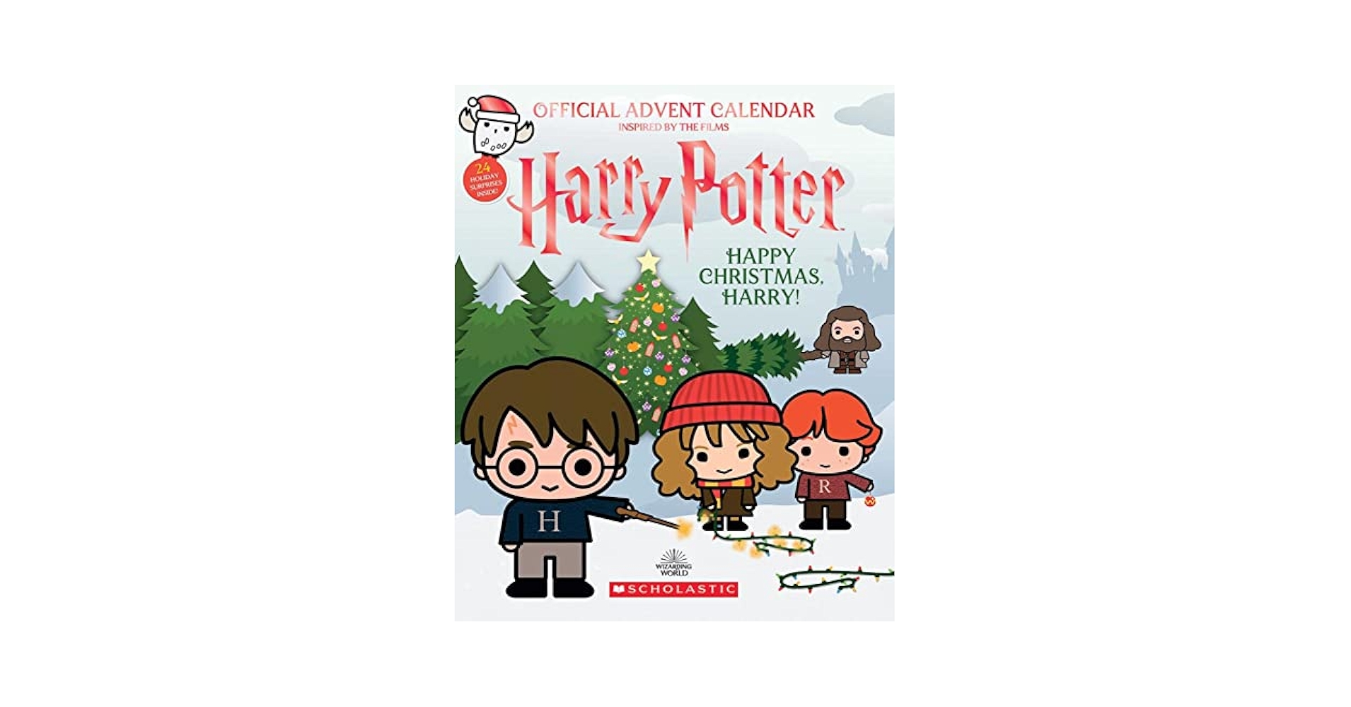 アドベントカレンダー　クリスマス　ハリーポッター　英語洋書　スカラスティック新品 Happy Christmas, Harry: Official Harry Potter Advent
