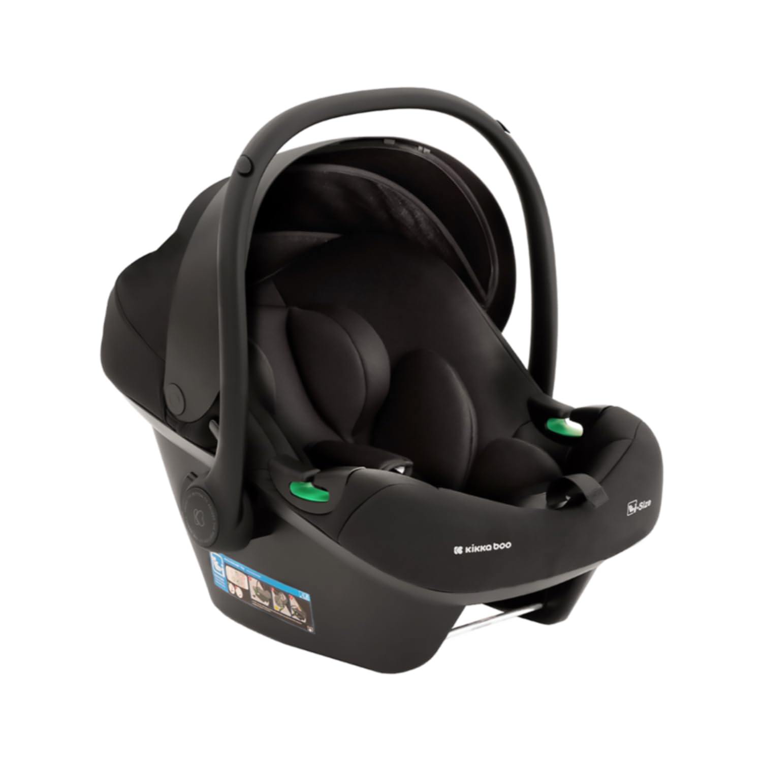 Kikkaboo dziecko i-Prime, i-Size (40-87 cm), grupa 0+, regulowane zagłówki, kolory: czarne