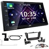 ohne CD-Laufwerk, Shortbody (nur 75mm Einbautiefe), Bluetooth: Freisprecheinrichtung inkl. Mikrofon, Audiostreaming (z.B. Spotify), Sprachsteuerung, JVC Remote App, Spotify Control, Android USB-Mirroring, Android Auto, Apple Car Play (USB)