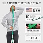 OPTP The Original Stretch Out Strap with Exercise Poster, USA Made Top Choice Stretch Out Straps for Physical Therapy, Yoga Stretching Strap or Knee Therapy Strap - Image 4
