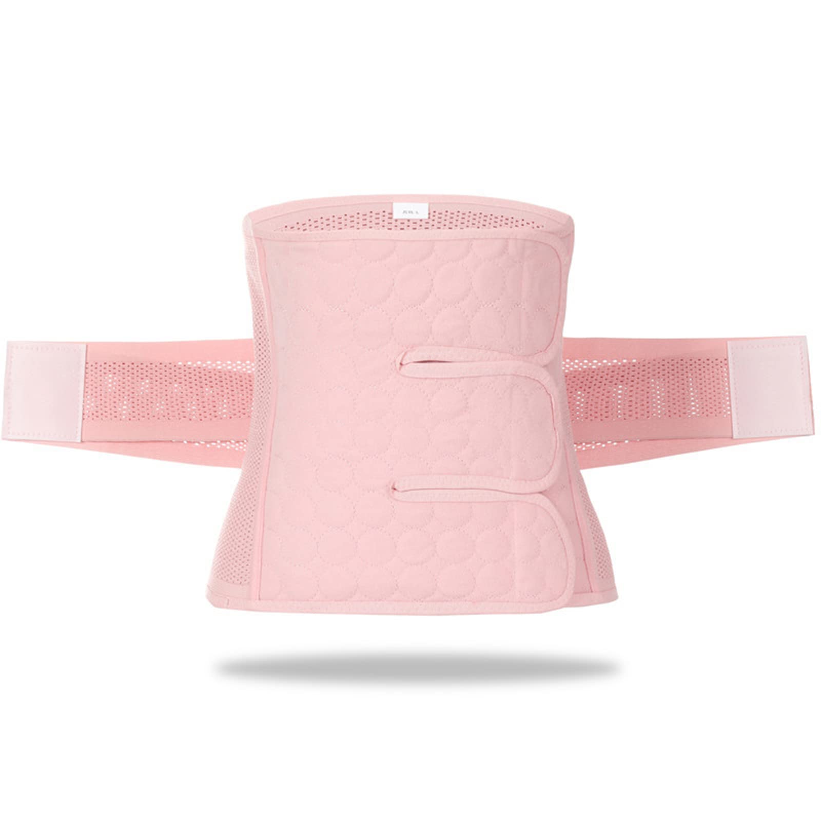 Opaska na brzuch Pas poporodowy Pas regeneracyjny Pas na brzuch Sekcja C Pas biodrowy Body Shaper Wrap Wsparcie poporodowe Bielizna modelująca Brzuch Spoiwo, L, Różowy