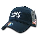 Rapiddominance Fire Rescue Dual Flag Raid Cap