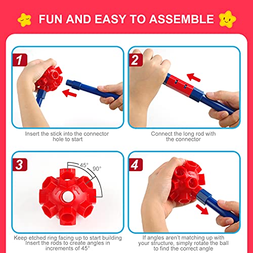 Springflower SFFORT3RD Fort Building Kit For Kids,Stem Construction Toys, Educational Gift For 4 5 6 7 8 9 10 11 12 Years Old Boys And Girls,Ultimate Creative Set thumb #2