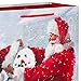 Hallmark Large Christmas Gift Bags with Handles (Pack of 2: Santa and Merry) (5XGB1819)