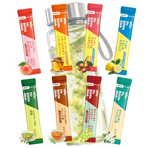 【24本】水分補給活 マイボトルスティック 8種24本アソート 飲み比べ 個包装 スティックタイプ お茶