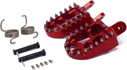 Miniatura 5 de AnXin Estriberas para motocicleta, reposapiés, pedales de pie descansa CNC para XR650L 92-22 XR650R 00-07 CR80RRB 96-02 CR85RRB 03-07 CRM250 89-98