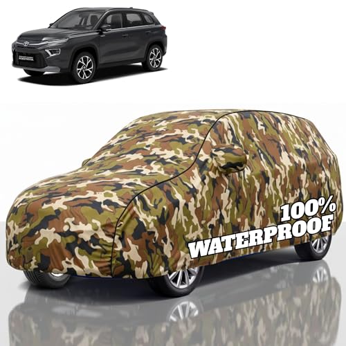 Image of Premium Polyester Car Cover Cruiser All-Weather Protection from Rain, Dust & Sun | UV Resistant Fabric | Full Body Secure Fit for Outdoor & Indoor Parking Jungle