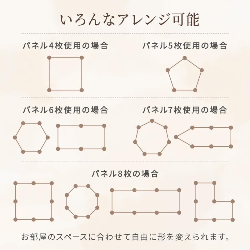 Wanyanyaペットサークル 折りたたみ 透明パネル ポリカーボネート