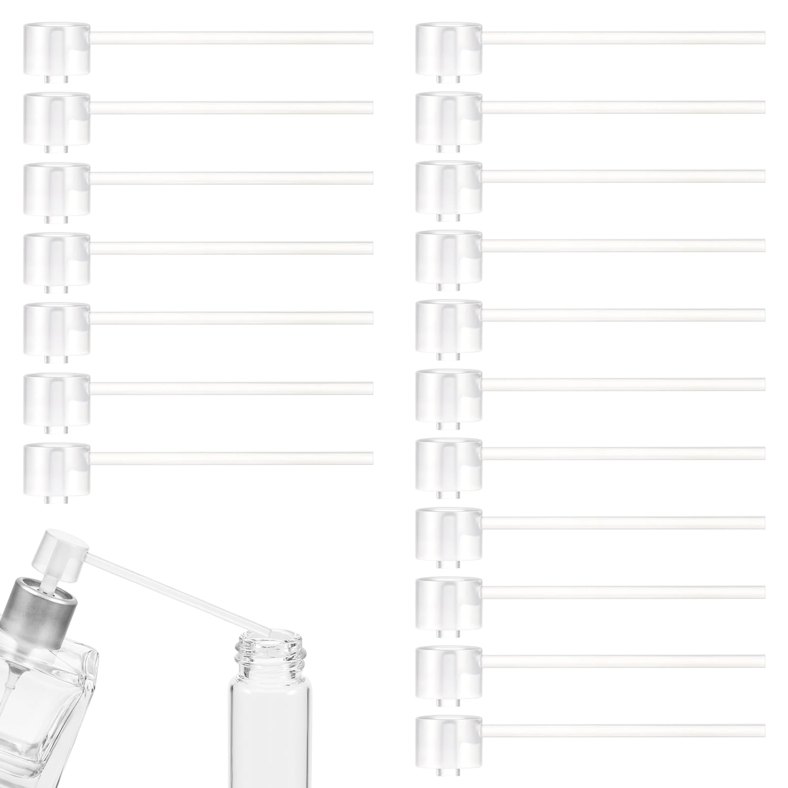 40 PCS Perfume Dispenser Pump Perfume Transfer Tool Perfumes Refill Pumps Refillable Cosmetic Pump Dispensers Travel Mini Perfumes Refillable Bottle