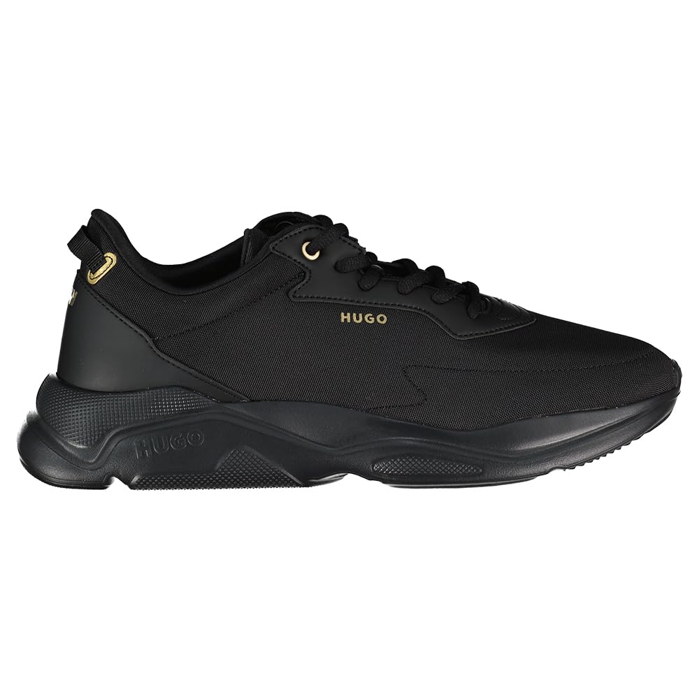 Hugo Leon_Runn_nyrbpu 10281585 01 Men's Trainers, Black, 9.5 UK