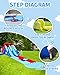 AirMyFun Inflatable Bounce House with Double Slide, Kids & Adults Water Slides for Outdoor Fun