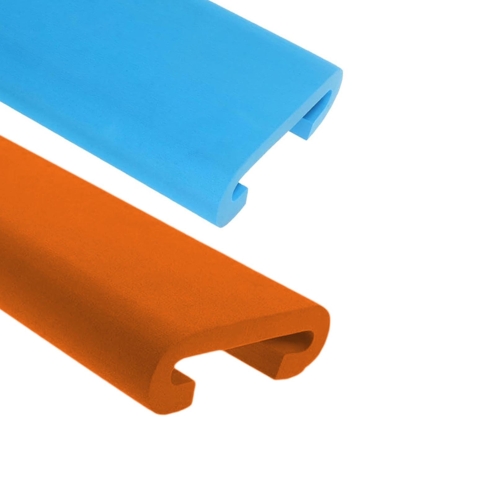 2 Stück Drachenboot Sitzkissen, Multifunktionale, Stoßdämpfende Eva Sitze, Gepolstert für Wettkämpfe, Blau Und Orange