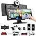 Produktbild 10.26 Inch Wireless Carplay Android Car Display, Car Radio for Apple Carplay Android Car with Dash Cam Front Rear 2K + 1080P, Carplay Car with Bluetooth 5.0/FM/Siri/G-oogle/Mirror Link/64G TF/AUX