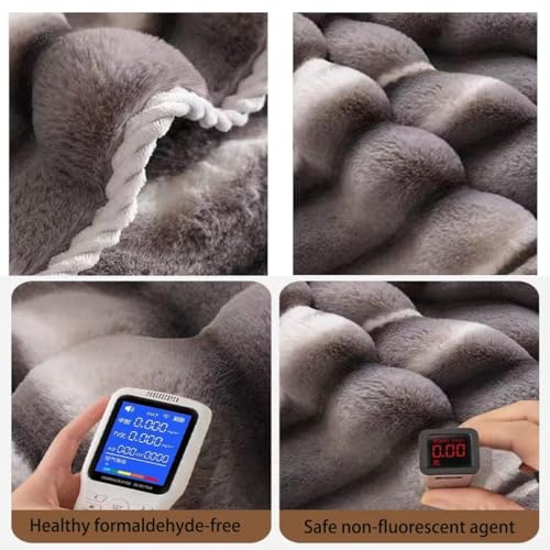 Funda de sofa super suave efecto conejo con base fija universal para protectores de salon 6