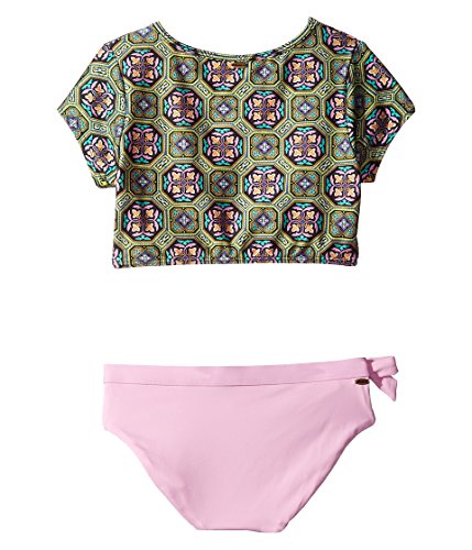 Image of O'NEILL Girls Evelyn Sleeved Crop Top Swimsuit