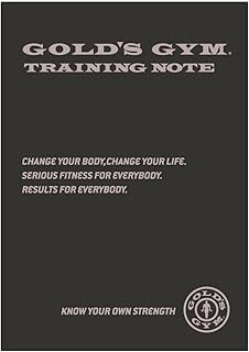 ゴールドジム(GOLD'S GYM) トレーニングノートA5サイズ104日分