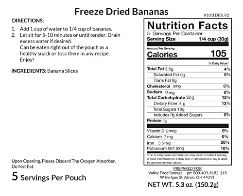 Valley Food Storage Fruit Faves: Freeze Dried Strawberries + Apple Slices + Banana Slices | Premium Non-Gmo Emergency Food Supply 25 Year Shelf Life | Camping Food, Backpacking Meals, Prepper Supplies #TOP7